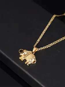 Elephant Design Pendant Necklace for Women & Girls, Fashion Jewelry for Party, Daily Clothing Decor, Exquisite Jewelry for Birthday Gift