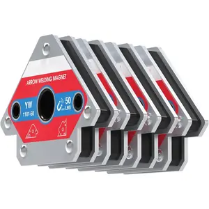 50 LB Welding Magnet-4 Pieces of Magnetic Welding Holder 50 LBS Holding Power Welding Accessories