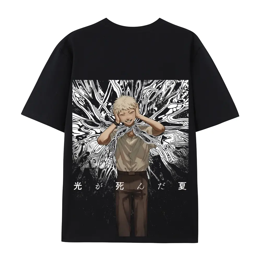 TSHD The Summer Hikaru Died hikaru Oversized Casual Men's Letter Pattern Printed T-Shirt