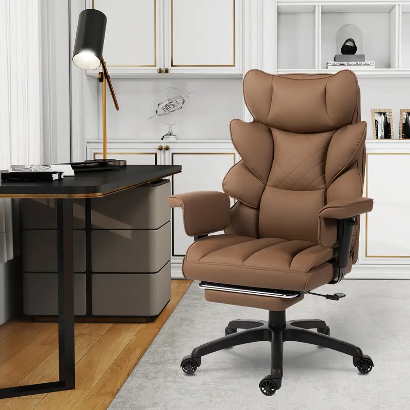CurveThrone office chair in a modern home office setting