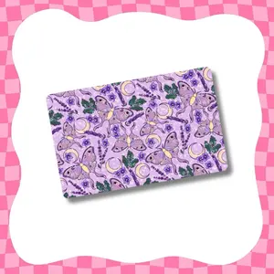 Lavender Moths Card Skin - Super Cute & Durable Vinyl Sticker- Water-Resistant & Versatile for Various Card Sizes