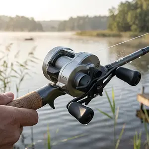 7.1:1 High Speed Baitcasting Reel - 1PC Metal Fishing Reel with Magnetic Brake, Smooth Casting Fishing Wheel for Freshwater & Saltwater