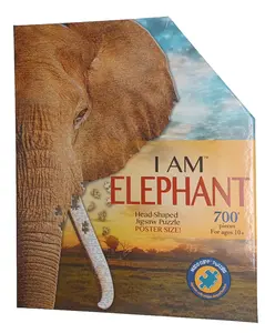 Elephant 700 Piece Jigsaw Puzzle For Ages 10 and up