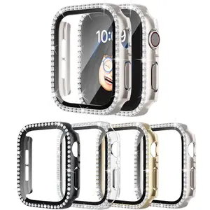 Bling Apple Watch Case with Screen Protector – Diamond Protective Cover, Full Protection for Apple Watch Series 4–10 & SE (40/41mm & 42/44/45/46mm)