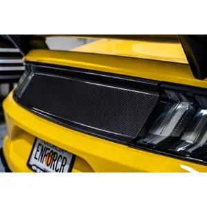 Custom Hydro Dipped Carbon Fiber 15-23 Mustang Trunk Deck Lid badge less