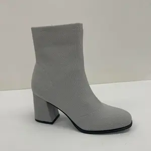 Women's MIA Piana Block Heel Knit Ankle Boot