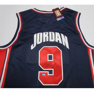 Michael Jordan Team USA Autographed Apparel Jersey - Sports Collectible