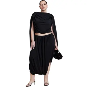 ELOQUII Women's Plus Size Super Draped Pant