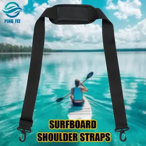 Sup Surfboard Backpack Strap Portable Hanging Belt Multifunctional Shoulder Strap Adjustable Paddle Board Accessories Paddleboard Outdoor Beach