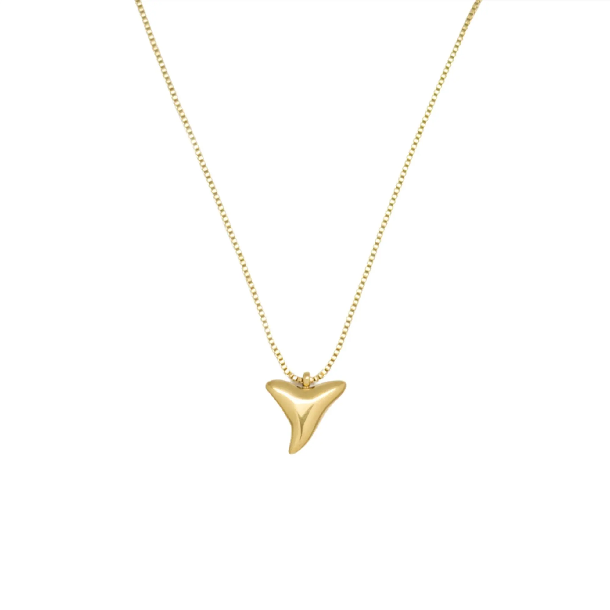 Shark tooth ~  Best Seller ~ Gold Water Resistant Necklace by Salty Cali