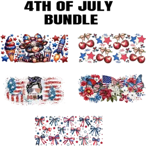 4TH OF JULY UV DTF BUNDLE FOR CUPS
