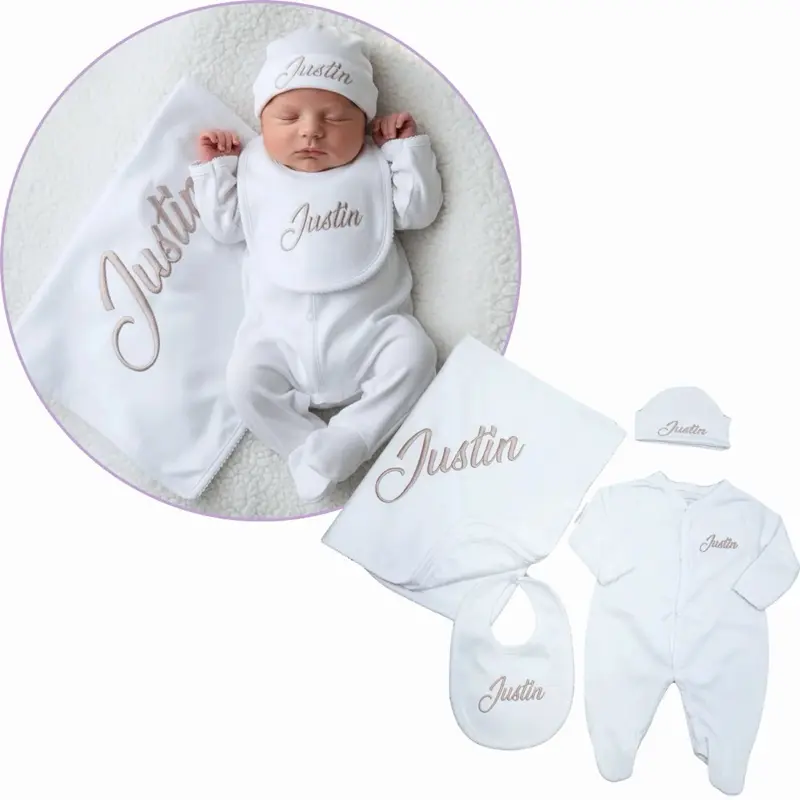 Personalized Baby Clothing 4 pieces Set