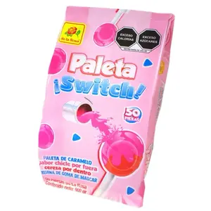 PALETA SWITCH  -50 pcs Chewing gum Candy lollipops