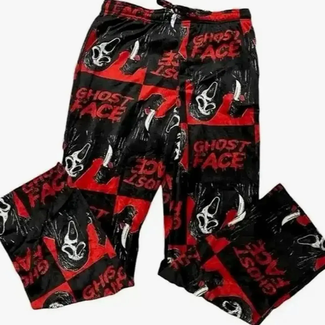 Ghost Face Sleep Pajamas Pants, horror Pajamas, homewear pajama, horror pants, halloween bottom