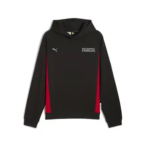 PUMA Mens Scuderia Ferrari Lifestyle Pull Over Hoodie Casual Outerwear Casual - Black