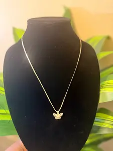 Butterfly nuggets necklace