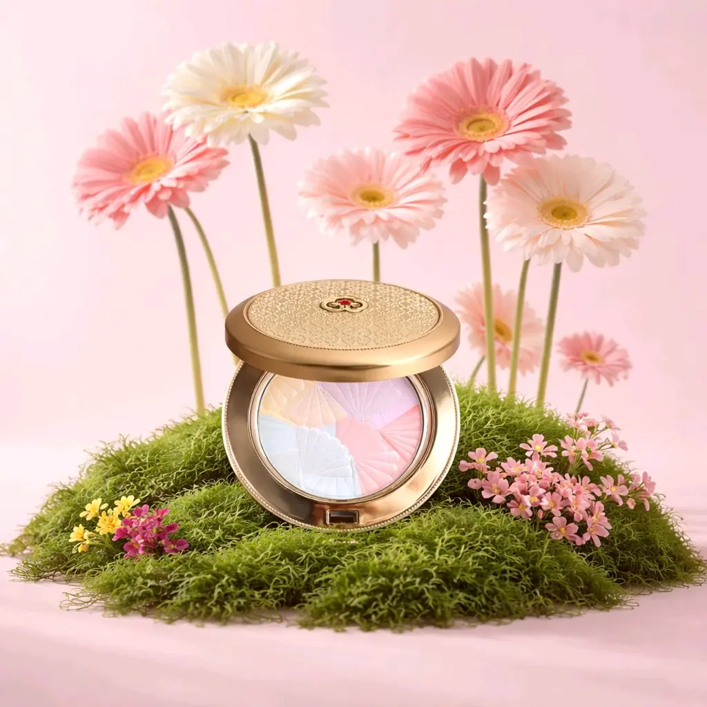 The Whoo Gongjinhyang Mi Color Powder Pact Highlighter 14g Cushion: multi-colored highlighter that provide a bright, luminous finish to skin