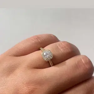 anillo en oro laminado 14k