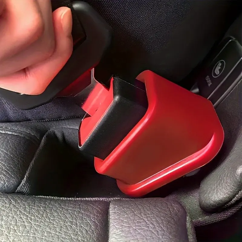 Car seat belt buckle soft silicone bracket seat belt slot fastener Car seat attachment Car Seat Accessory