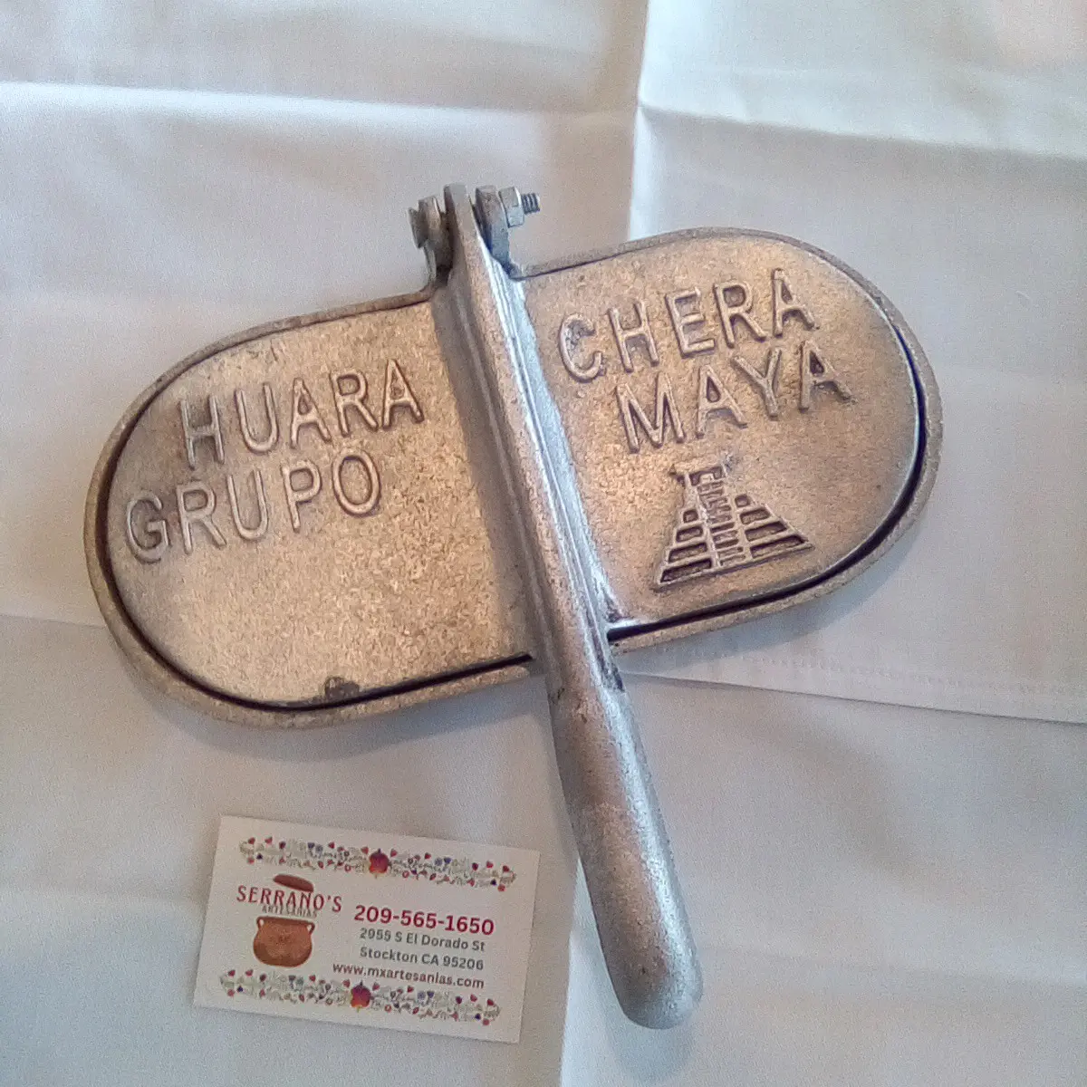 Huarachera Maya Tortilla Press Aluminum Kitchen Huarachera Maya Tortilla Press Aluminum Kitchen