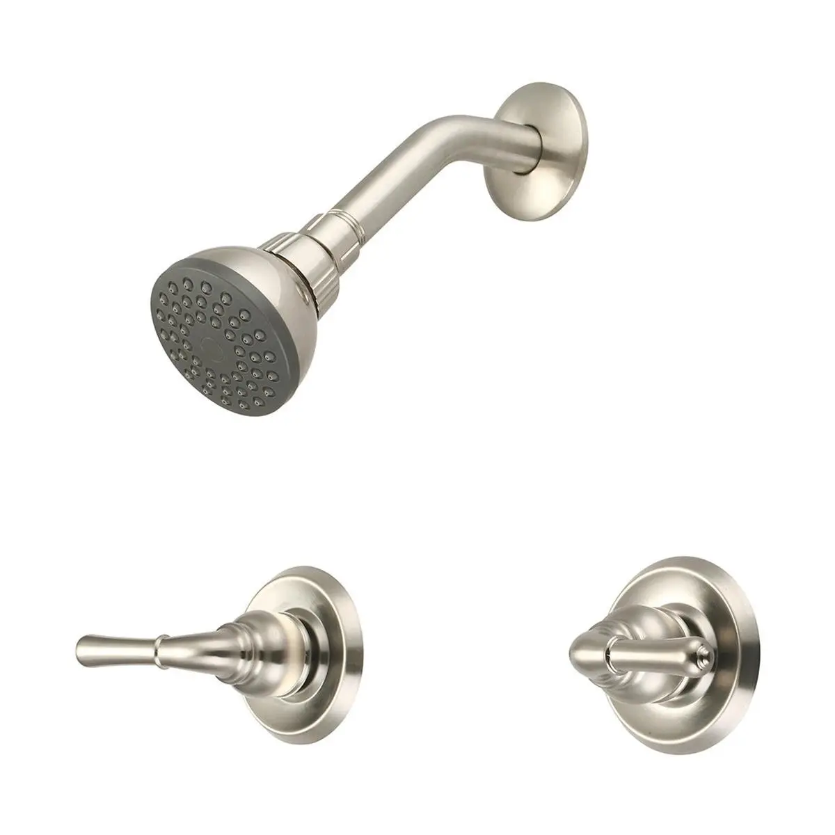 Two Handle Shower Set - Brushed Nickel