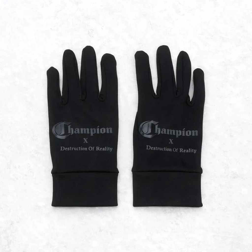 Champion × Destruction of Reality — Reflective Running Gloves