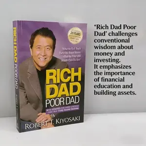 Rich Dad Poor Dad by Robert T. Kiyosaki 20th Anniversary Edition –  Personal Finance & Investing Guide, What the Rich Teach Their Kids About Money That the Poor and Middle Class Do Not
