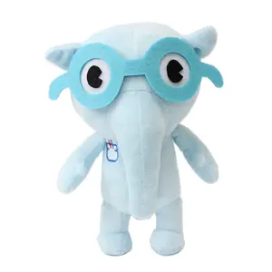 9-Inch Happy Tree Friend Stuffed Plush Collection Toy (Scientist Elephant)