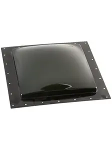 S Recreation B1G-SL1414S 14 x 14 in. Square Skylight, Smoke Exterior Dome