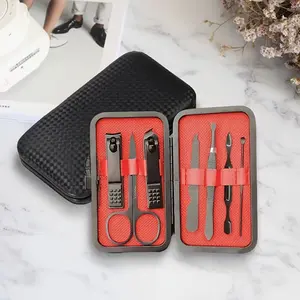 Portable Nail Clipper Set – 7-Piece Nail Care Tool Kit: Stainless Steel Nail Clippers, Practical Nail Clippers, Durable and Sturdy, Includes Portable Storage Box; Professional Nail Clippers Foot Care Set; Travel and Home Beauty Set
