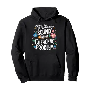 Cheyenne Personalized Cute Flower Women Cheyenne Name Pullover Hoodie - Rauldiazde Shop Mb0d9v868x9