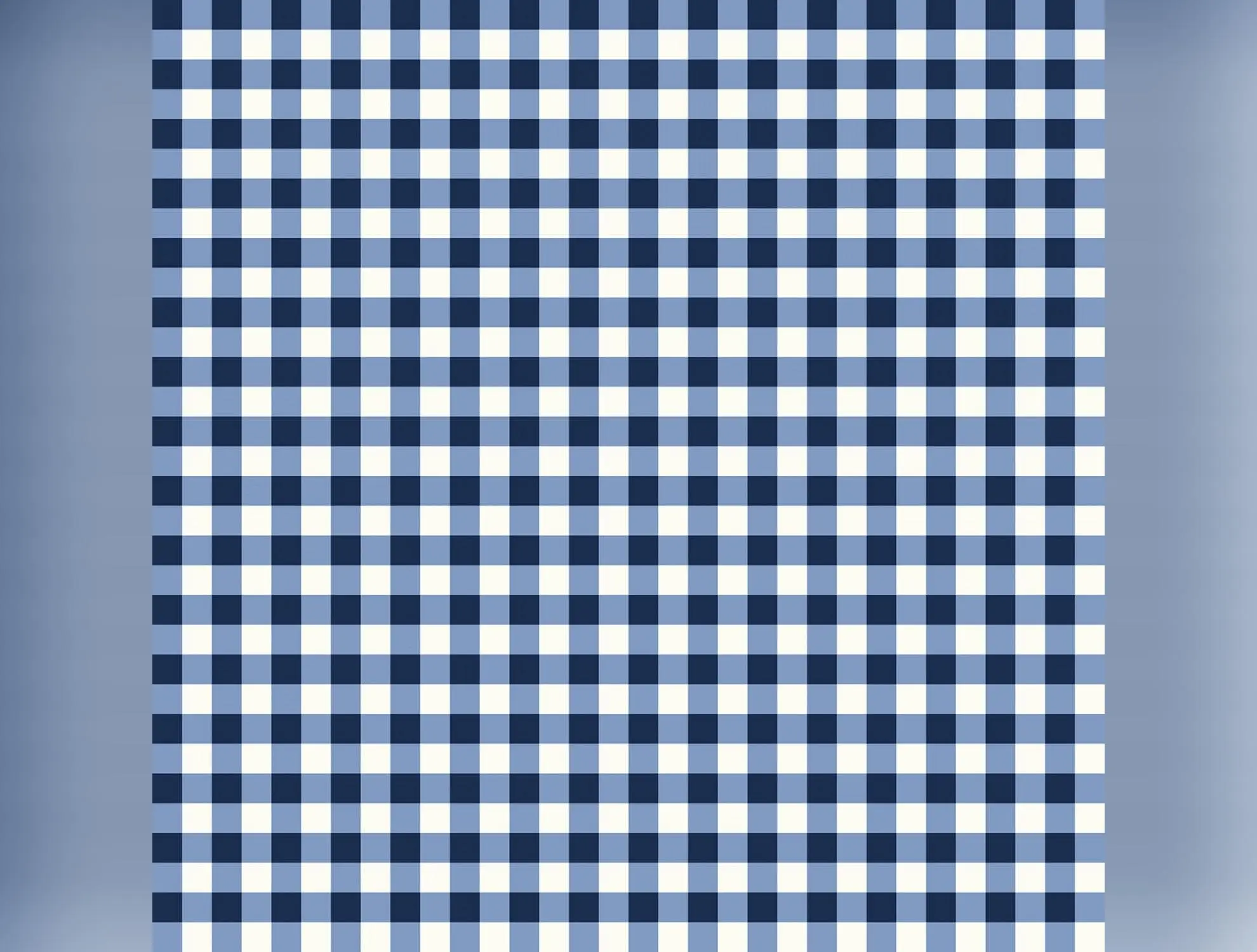 Gingham Weaves | 1/4" Gingham Check - Navy | Yarn-Dyed Cotton