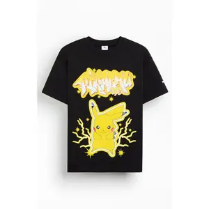 Puma Men's PokÃ©mon x Hoops Pikachu T-Shirt - Multicolor