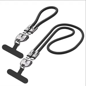 AUFU 240W USB C to Type C Data Cable Compatible with PD3.1 Fast Charging 2-in-1 Portable Phone Lanyard Data Cable Compatible with Samsung Xiaomi 480Mbps Data Transmission PD 3.1 Certified Zinc Alloy Unique Design Colorful Braided Cord Stylish Beaded Strap