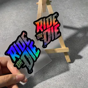 2PCS ride and death stickers Sticker Paper for mountain bike seat tubes, beam personalized waterproof decoration, outdoor sun protection and durable decals for cycling enthusiasts