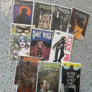 Horror Comics Bundle of Ten Lot Comic Books - Collectible Horror Stories for Fans