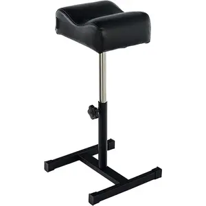 Pedicure Manicure Footrest Adjustable Height Stand Beauty  Salon  Care Black