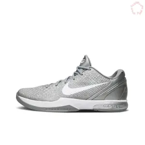 Metallic Silver White Basketball Sneakers, Scale-textured 3D Woven Upper, Shock-Absorbing Soft Midsole, Reduce Foot Soreness During Long Court Matches