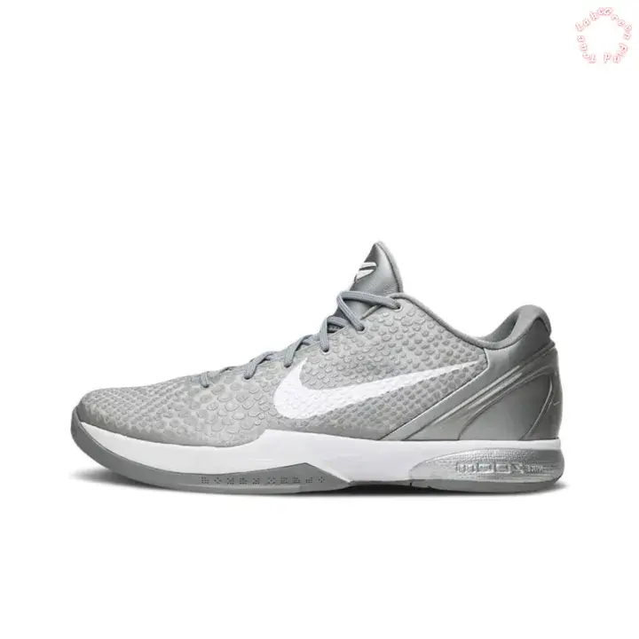 Metallic Silver White Basketball Sneakers, Scale-textured 3D Woven Upper, Shock-Absorbing Soft Midsole, Reduce Foot Soreness During Long Court Matches