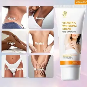 Armpit whitening cream, containing vitamin C, niacinamide, and Centella Asiatica. A hypoallergenic formula designed for light beige areas, armpits, and buttocks - quickly brightens skin tone, personal care product, beauty product, Body Care