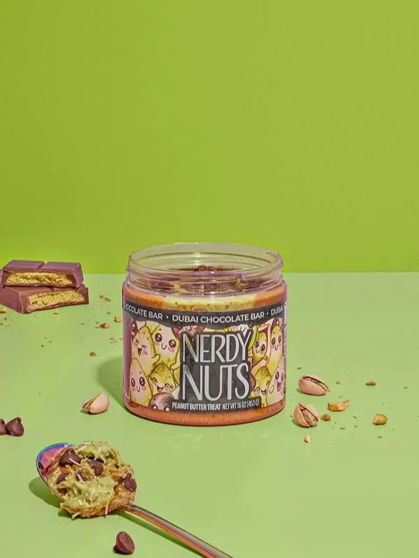 Dubai Chocolate Bar Peanut Butter Treat