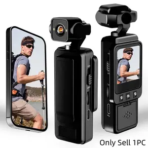 High-Definition Cycling Action Camera 16x Digital Zoom Handheld Body Camera,Hands Free Vlogging Camera,1080P HD Wearable Action Camera,Wifi Wireless Transfer,Full-Color Night Vision,360° Rotatable Lens,for Outdoor Sport Skiing Cycling Hiking