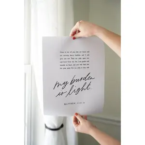 Gospel of Matthew Scripture Poster (11x14)