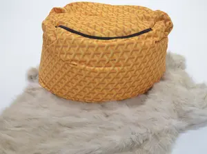 Luxury Monogram Bean Bag Cover | Gold Designer Print | Ships Fast