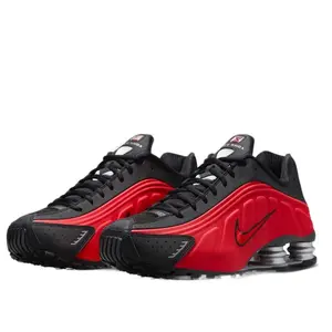 Nike Shox R4 University Red Black Metallic Silver Men's HQ1988-600 size 12 New