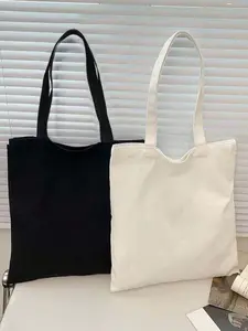 Minimalist Multi-Purpose Tote Bag, Canvas Shopping Bag, Book Bag, Christmas Gift Bag, Bride Wedding Bag, Adjustable Strap, All Seasons