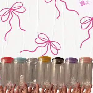 16oz acrylic colorful snow globe