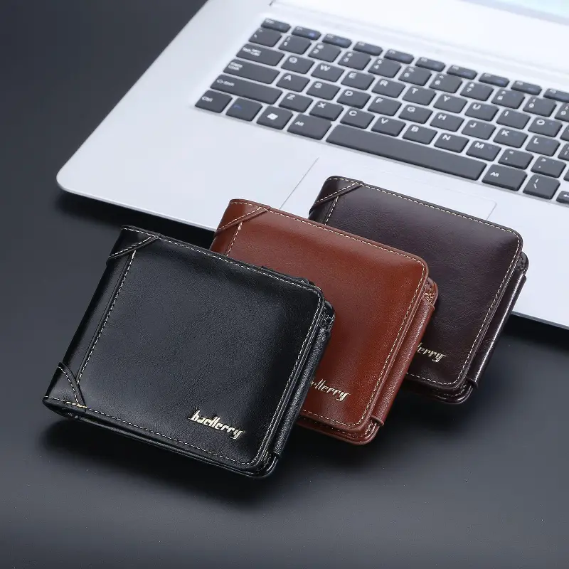 Men's Bifold Wallet, Slim Minimalist PU Leather with a Preppy Paisley Print, RFID Blocking Credit Card Organizer for Business, Business Minimalist Bifold, Rfid Wallets, Bifold Trifold Men's Wallets