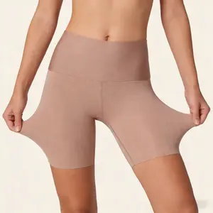 2026 High-Waisted Tummy-Control Shapewear Biker Shorts: No-Roll Seamless Buttery Soft Non-See-Through Slimming for Gym/Under Outfits/Lounge Daily Wear