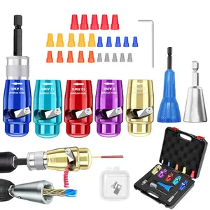 Wire Stripper Tool, Wire Stripping & Twisting Tool, Wire Connectors, Electrical Tool Accessories, Quick Stripping Tools for Drill